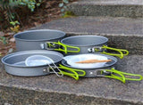 JWDX Cooking Utensils Clearance, Outdoor Camping Set Pot Cookware Picnic Pot Set Portable Alumina V1189-LWWAL-20260325-01995