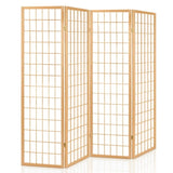 Artiss 4 Panel Room Divider Screen 174x179cm Natural RD-4019-4P-NT