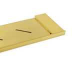 Brushed Gold Square 304 Stainless Steel Storage Holder Shelf Wall Mounted Panel V1233-87007BG