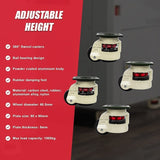 Leveling Casters Swivel Workbench Adjustable Wheel 1000KG Retractable 4PCS V63-837261