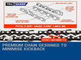 MTM Petrol Commercial Chainsaw 22 Bar E-Start Tree Pruning Chain Saw Top Handle V219-CHNSAWMTMA6X2