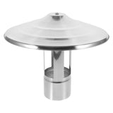 Weatherproof Stainless Steel Chimney Cap with Snow Guard - Cover for Residential Chimney V1366-AZ2-W-22854