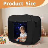 Sensory Tent for Kids 39.4 * 39.4 * 39.4 in - Portable Pop-up Play Tent for Calming Down & Improving V1369-AZ3-W-22042