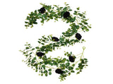 Artificial Rattan Halloween Black Decoration Interior Home Hanging Decoration Rose Rattan Artificial V1294-YM0710-210805XY01-2
