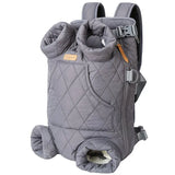 Winter Pet Front Pack Warm, Lightweight, Hands-Free, Cozy Companion for Every Journey/GREY V1232-CWJHBB-003