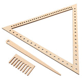 2 Sets Weaving Loom Crafting Weaving Triangle Weaving Handcraft Weave Board Weaving Tool V1366-AZ2-W-13615