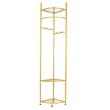 Fin Heavy Duty Clothes Stand Space-Saving Corner Coat Hat Shoes Rack Bedroom V767-JJ-ZY1123-G1