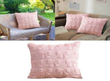 2PCS Pink Bow Throw Pillow Covers - 18 Inch Decorative Pillow Covers, Soft Plush Fluffy Bowknot V1366-AZ2-W-16456