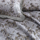 Davinci Trieste Silver Yarn-dyed Metallic Jacquard Quilt Cover Set Super King V442-LED-QUILTCS-TRIESTE-SILVER-SK