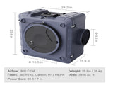 Air Scrubber with 3-Stage Filtration, Stackable Negative Air Machine 800 CFM, Air Cleaner with V952-KQXDQJ3800CFMYP0KV3