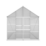 Green Fingers Greenhouse 6.03x2.44x2.68M Double Doors Aluminium Green House Garden Shed GH-ALU-C-603X244X268-AB