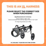 Rooster Farms Large Dog Wheelchair XL Harness - Adjustable Back Leg Aid V238-SUPDZ-41121780236368