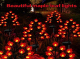 Transform Your Outdoor Space with Solar Maple Leaf Stake Lights Charming Warm Pathway Decor with V1341-ZY-X8LAQC49-3PCS-LARGEMAPLELEAF