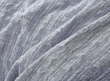 Accessorize Augusta Grey Ruched Quilt Cover Set Queen V442-HIN-QUILTCS-AUGUSTA-GREY-QS