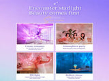 Jellyfish Projection Lamp with Dynamic Starry Water Wave Ambience, Ideal for Kids' Bedrooms, V1341-ZY-SSYHCMZY-WHITE