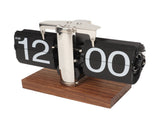 Digital Flip Down Clock Retro Automatic Turning Battery Operated Mechanical Clock for Home Room V1294-YM0710-3115230113213