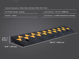 Rubber Curb Ramp 9.4 cm Rise Height Sidewalk Curb Ramp, 25 cm Width 100 cm Length Driveway Ramp for V952-SJDLYPDGB139420KPV0