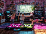 Kids Dual Player Interactive Electronic Dance Mat - Extra Large 105x90cm Anti-Slip Music Game Pad V888-ELOSUNG39913