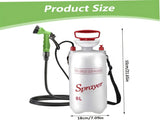 White Silver Gold portable shower, outdoor shower sprayer, 8L shower, high-quality V1102-132-BLA-02990
