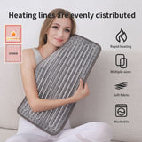 Heated Pad Zero-Gravity Pad Temperature Control Timer Winter Warmth Suitable for both humans and V1107-742-72250-GRY2