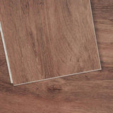 VEVOR Interlocking Vinyl Floor Tiles 48 x 7.3 inch, 10 Tiles 5.5mm Thick Snap Together, Deep Brown V952-LSYXJDDLSSZMN0E56V0