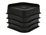 4PCS Bed Risers ABS L Shape Anti Slip Chair Leg Extra Lifts Furniture Riser Stand Blocks for Desk V1294-YM0901-3114230084911