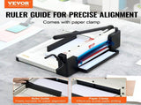 Heavy Duty Paper Cutter, 304.8 mm Industrial Commercial Guillotine Paper Cutter for A4 Paper, 400 V952-DXSDDTTSQZJH25AJWV0