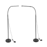 LED Floor Lamp Iron Adjustable Modern Standing Corner Lamp with Remote Control for Bedroom Living V1294-YM0901-3119230126411