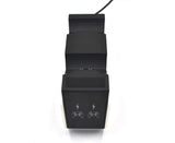 Durable Charging Stand Controller Fast Dual Charger for PlayStation 5 Gamepad Black White V1263-JX-1071
