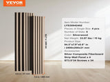 Wood Slat Acoustic Panels, 7.9 x 94.5 inch, MDF Accent Wooden Wall Panels for Modern Interior Wall V952-FHXWBTQBYML7LX06FV0