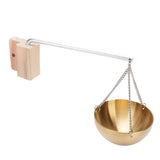 Essential Oil Bowl Golden Stainless Steel 12CM Round Fragrance Diffuser Cup Holder for for Sauna and V1294-YM0901-3111250075911