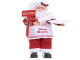 Santa Decoration Cute Image Santa Figurines Doll Toy Holiday Style Tabletop Santa Ornament for Party V1294-YM0901-3115240088513