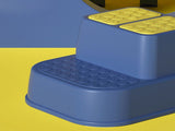 Toilet Step Stool Plastic Non Slip Heavy Duty Rollover Prevention Tool for Baby Children Blue 2 V1294-YM0716-3116220005716