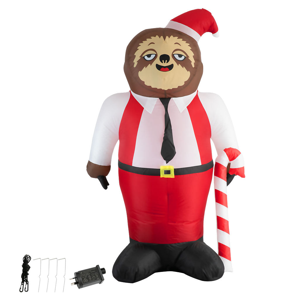 Santaco Christmas Inflatable Sloth 1.8M INFL1039 – ZNTS Wholesale Australia