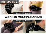 Abdominal Massage Device Health And Wellness Relaxation Therapy Heat Massage - Black - Size 25-16 V1347-110-39895-BLK-25-16