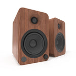 Kanto YU4 140W Powered Bookshelf Speakers with Bluetooth and Phono Preamp - Pair, Walnut V398-KO-YU4WALNUT-I