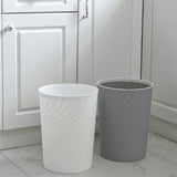 Small Trash Can, 3Pcs Bathroom Trash Can, Slim Round Waste Basket, for Kitchen, Dorm, Bedroom, V1366-AZ2-W-15814