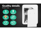 Cefito 8'' Rain Shower Head Set Handheld Square High Pressure Mixer Tap Chrome SHOWER-A2-SQ-8-SI-MIXER