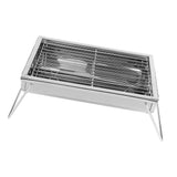 Barbecue Charcoal Grill Stainless Steel Folding Portable BBQ Tool Kits for Outdoor Camping Hiking V1294-YM0901-3111200126811