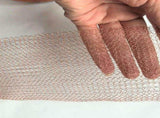 Copper Mesh Rodent Barrier,5in x 20ft Flexible Red Copper Wire Screen,Pest Exclusion Net for V1366-AZ2-W-16865