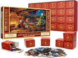 1008 Pieces Advent Calendar Jigsaw Puzzles, Christmas Hamper, Christmas Decoration, 24 Days V1189-LC-SD-00051