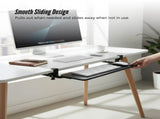 Tooleroo Computer Keyboard Tray Under Desk Clamp On Pull Out 65cm - Black V238-SUPDZ-42438887407696