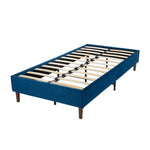 Velvet Blue Bed Frame – Double V264-BFS-206F-BLU-DL-1