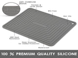 4 pcs,Hot Dishes Pots , Flexible Silicone Hot Pads for Table, Non Slip Silicone Mats, Heat Resistant V1192-AZ-W-10798