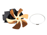 Wood Stove Fan Heat Powered 6 Blades Hanging Stove Fan Silent Flue Pipe Hanging Fireplace Fan Eco V1294-YM0706-3114230124812