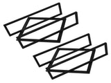 Wine Holder Exquisite Workmanship Double Structure Lightweight Wall Mounted Wine Bottle Rack V1294-YM0523-3118210295611