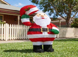 Christabelle 56cm Santa Christmas Light Up Display Animated LED Outdoor Indoor Xmas Yard Lawn S 112_SHE209