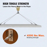 Stainless Steel Cable Railing 3/16" x 1000ft, Wire Rope 316 Marine Grade, Braided Aircraft Cable V952-GSS1X19-4.8MM305MV0