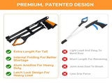 38" Extra Long Grabber Reacher Tool 2 Pack Extra Long Foldable Reacher Grabber Pickup Tools with V1107-108-56516