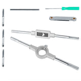 40Pcs M3-M12 Screw Nut Tap and Die Set with Wrenches and Thread Gauge Heavy Duty Hand Tools V1294-YM0722-JY04295